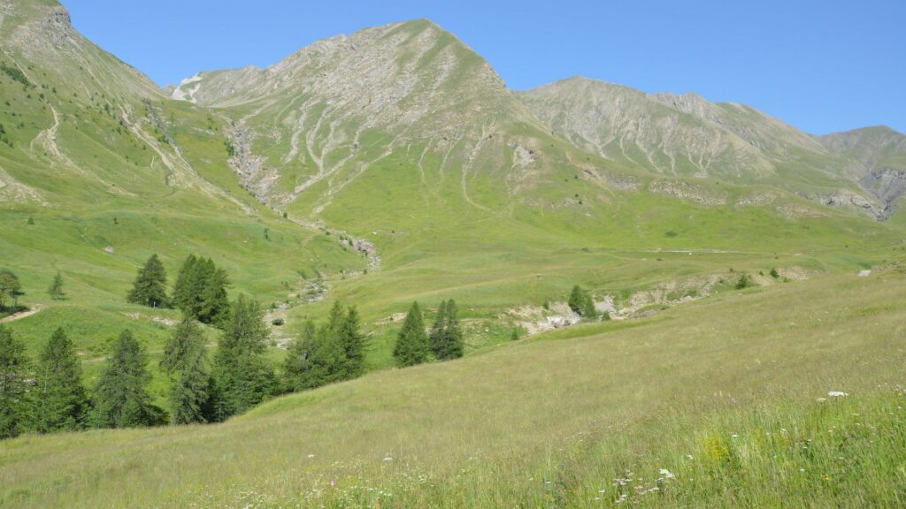 mountains in the mercantour national park alpes de haute provence france